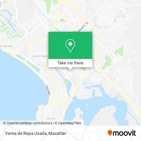 Mapa de Venta de Ropa Usada