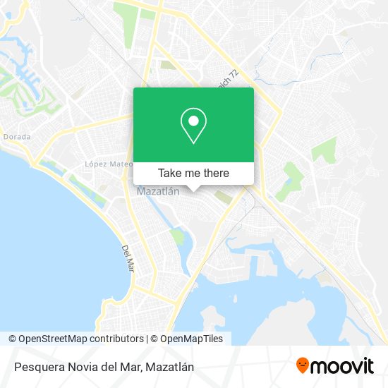 Pesquera Novia del Mar map