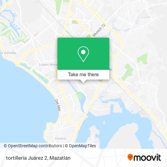tortillería Juárez 2 map