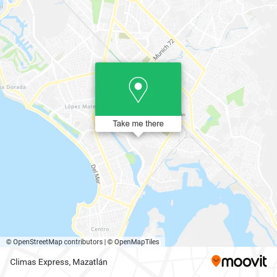 Climas Express map