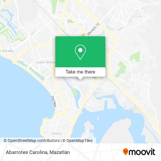 Abarrotes Carolina map