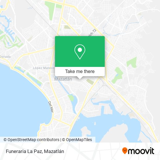 Funeraria La Paz map