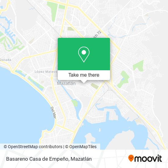 Mapa de Basareno Casa de Empeño