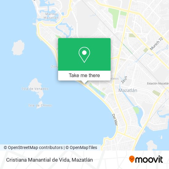 Cristiana Manantial de Vida map