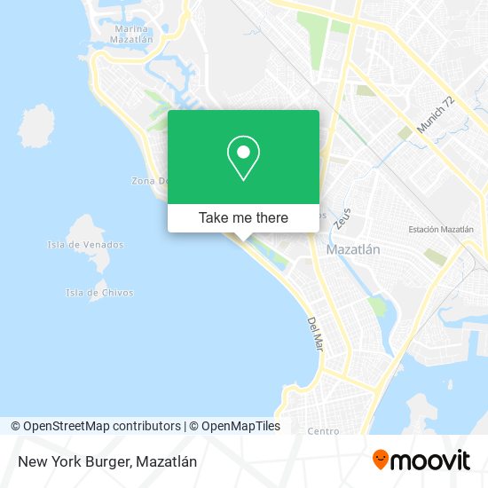 Mapa de New York Burger