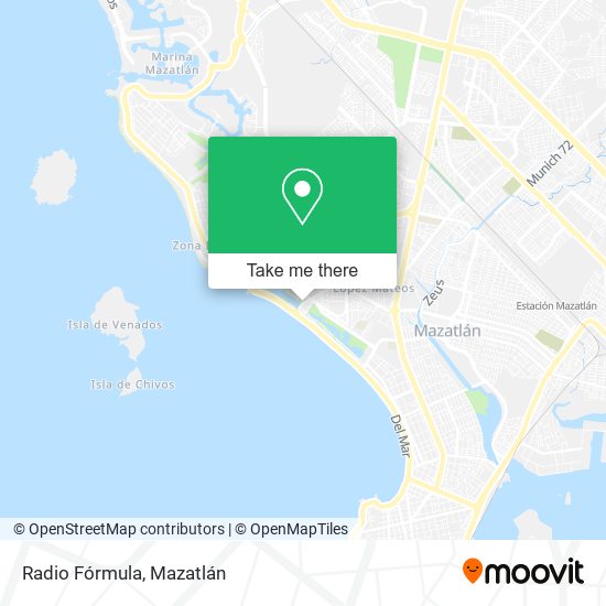 Radio Fórmula map
