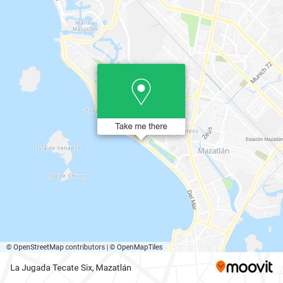 Mapa de La Jugada Tecate Six