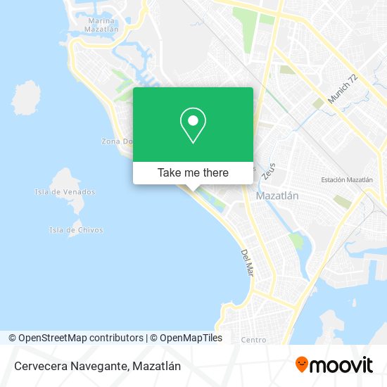 Cervecera Navegante map