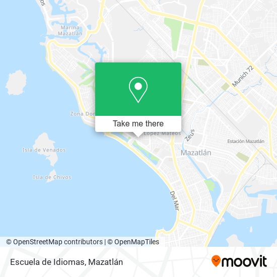 Escuela de Idiomas map