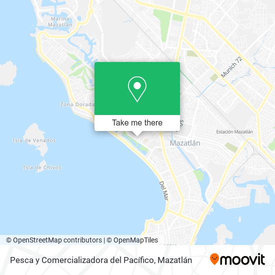 Pesca y Comercializadora del Pacífico map