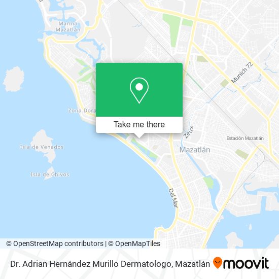 Mapa de Dr. Adrian Hernández Murillo Dermatologo