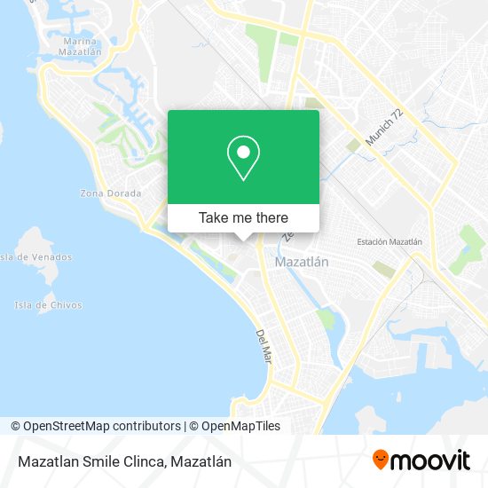 Mapa de Mazatlan Smile Clinca