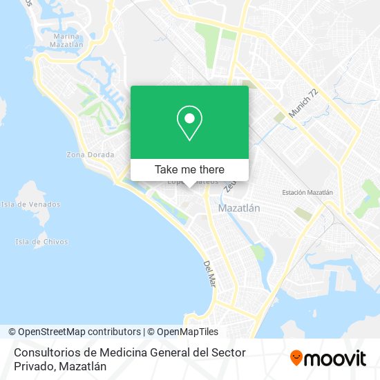 Consultorios de Medicina General del Sector Privado map