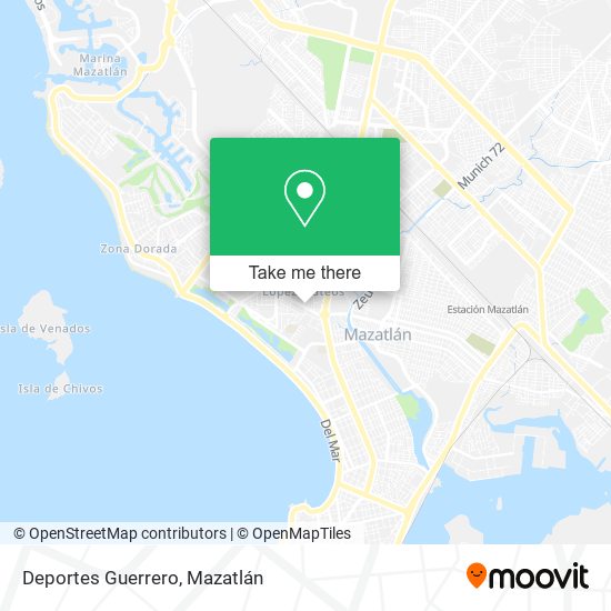 Mapa de Deportes Guerrero