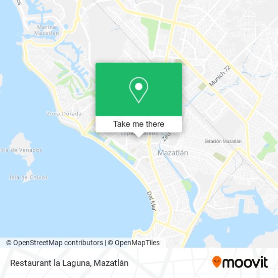 Restaurant la Laguna map