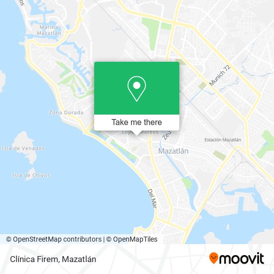 Mapa de Clínica Firem