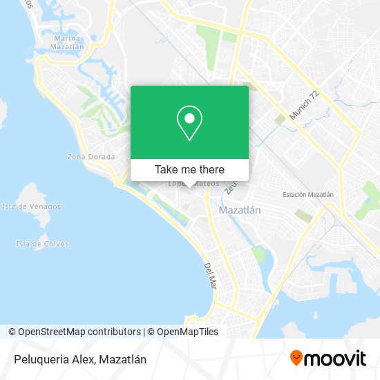 Peluqueria Alex map