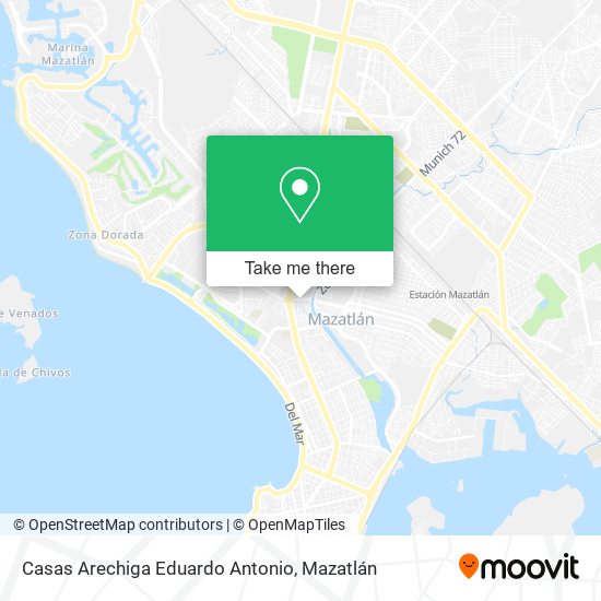 Casas Arechiga Eduardo Antonio map