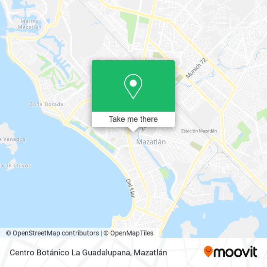 Mapa de Centro Botánico La Guadalupana