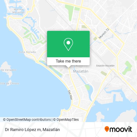 Dr Ramiro López m map