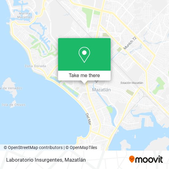 Laboratorio Insurgentes map