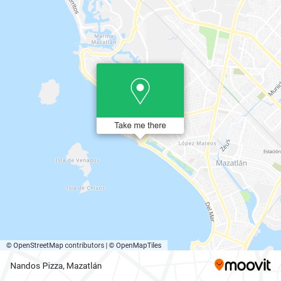 Mapa de Nandos Pizza