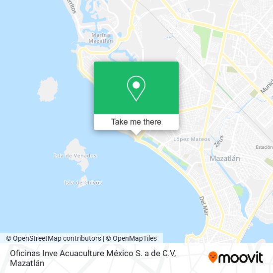 Oficinas Inve Acuaculture México S. a de C.V map
