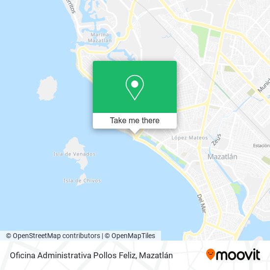 Mapa de Oficina Administrativa Pollos Feliz