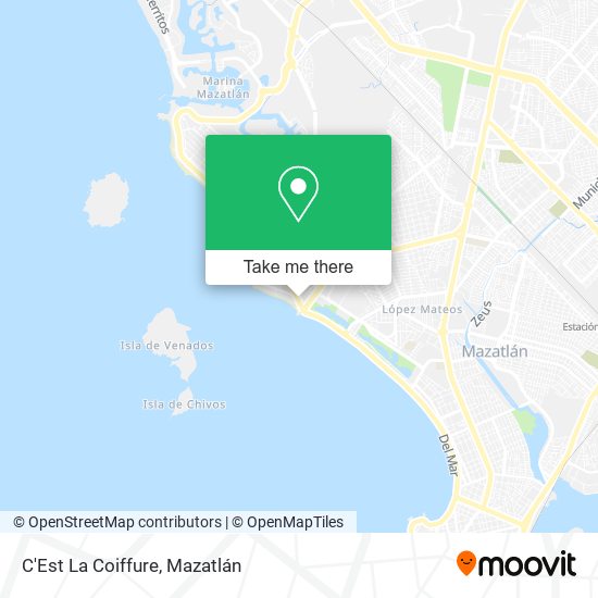 C'Est La Coiffure map