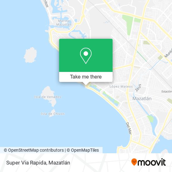 Super Via Rapida map