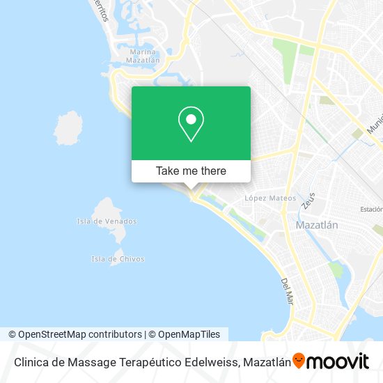 Clinica de Massage Terapéutico Edelweiss map