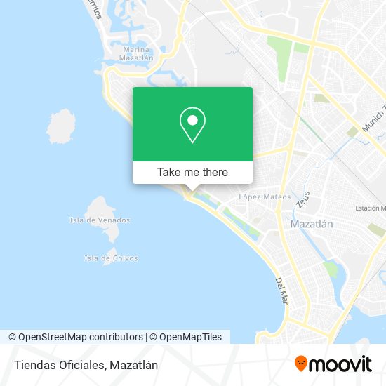 Tiendas Oficiales map