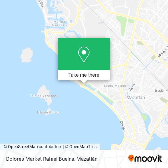 Dolores Market Rafael Buelna map