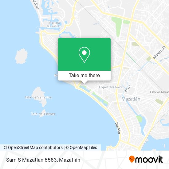 Sam S Mazatlan 6583 map