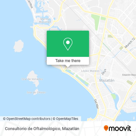 Consultorio de Oftalmológico map