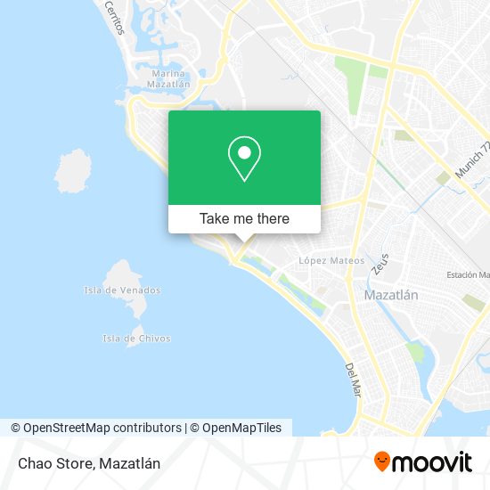 Mapa de Chao Store