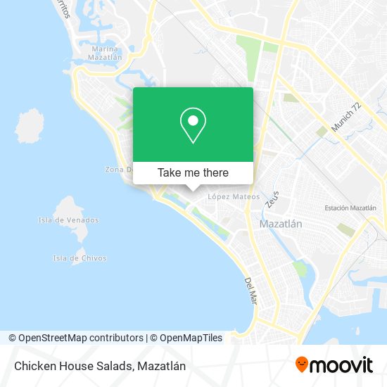 Mapa de Chicken House Salads