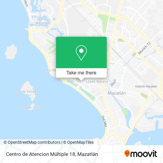 Mapa de Centro de Atencion Múltiple 18