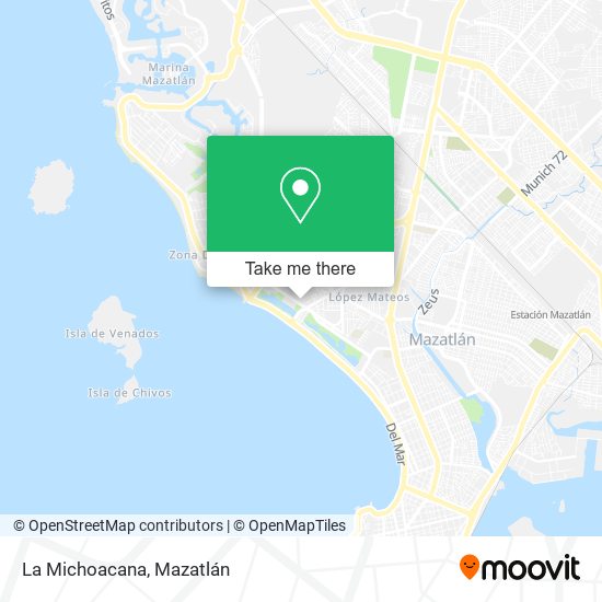 La Michoacana map