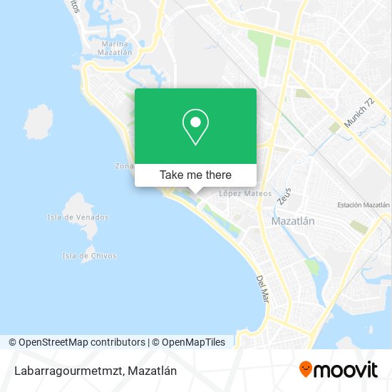 Labarragourmetmzt map