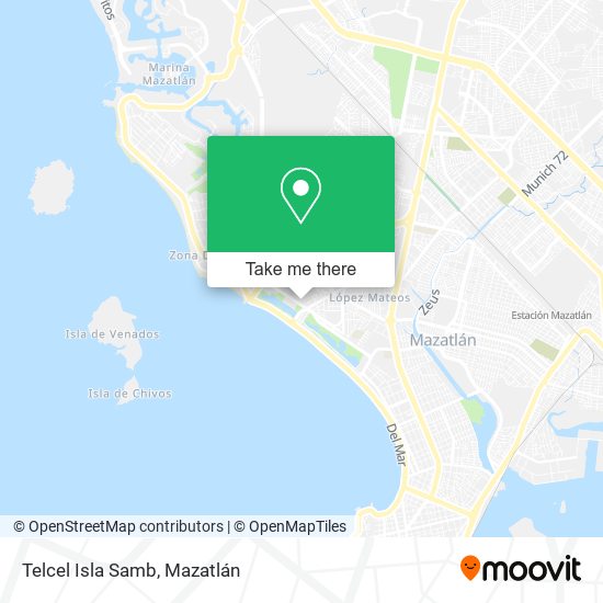 Telcel Isla Samb map