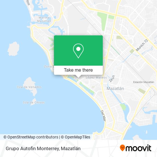 Grupo Autofin Monterrey map