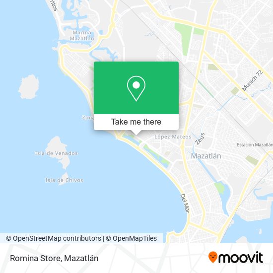 Romina Store map