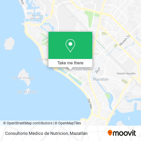 Consultorio Médico de Nutricion map
