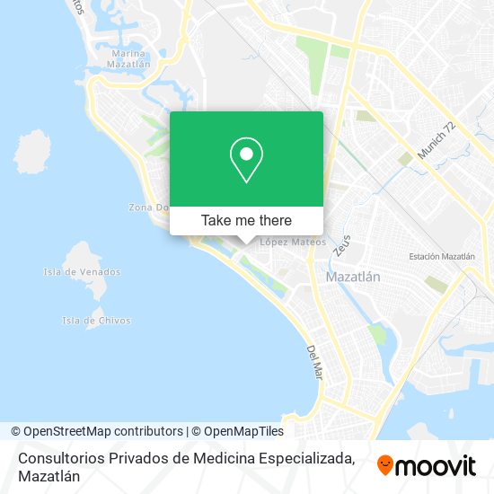 Consultorios Privados de Medicina Especializada map