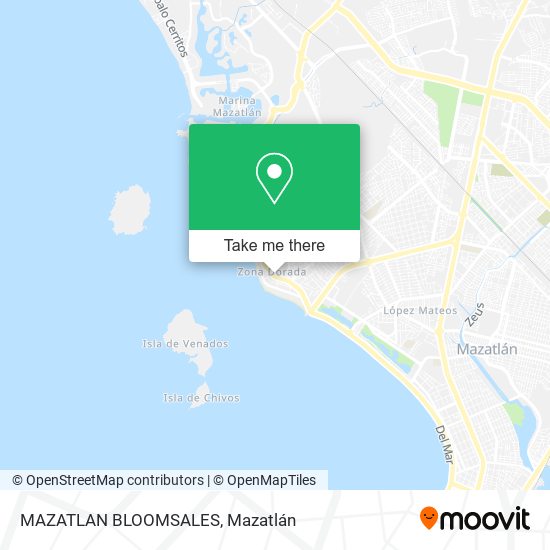 Mapa de MAZATLAN BLOOMSALES