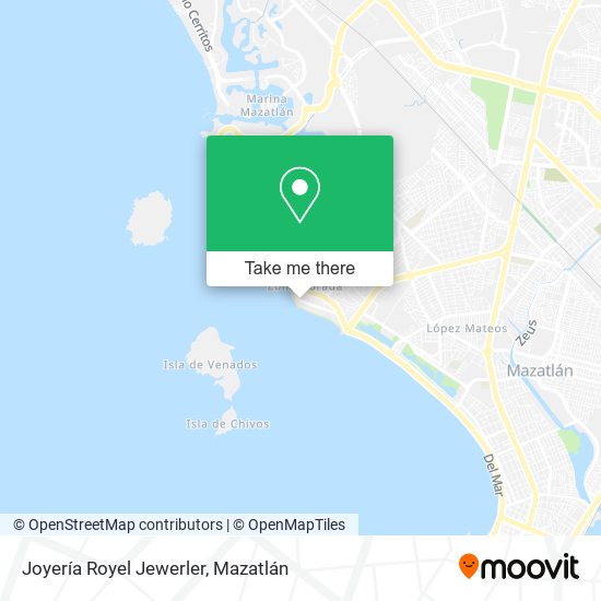 Mapa de Joyería Royel Jewerler