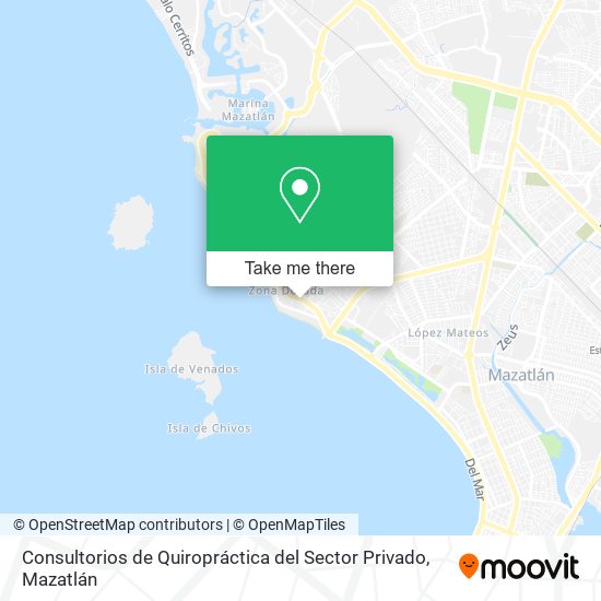 Consultorios de Quiropráctica del Sector Privado map
