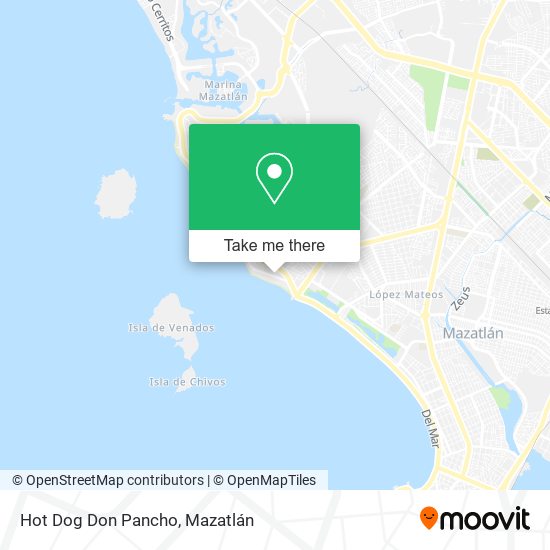 Hot Dog Don Pancho map