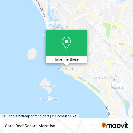 Mapa de Coral Reef Resort